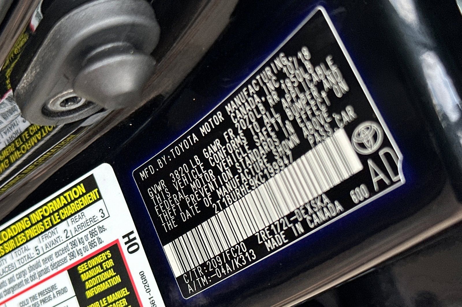 2019 Toyota Corolla L
