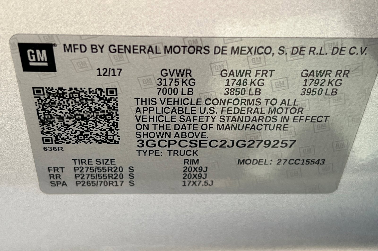 2018 Chevrolet Silverado 1500 LTZ