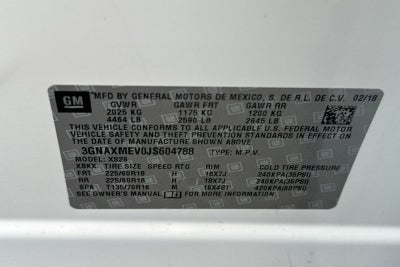 2018 Chevrolet Equinox Premier