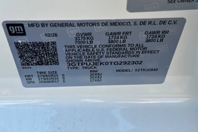 2026 GMC Sierra 1500 Elevation