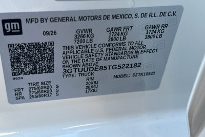 2026 GMC Sierra 1500 SLT
