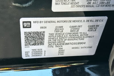 2026 GMC Sierra 1500 SLT