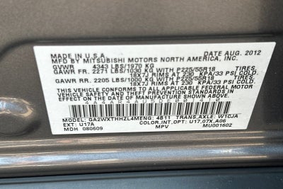 2013 Mitsubishi Outlander Sport SE