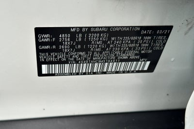 2021 Subaru Outback Limited