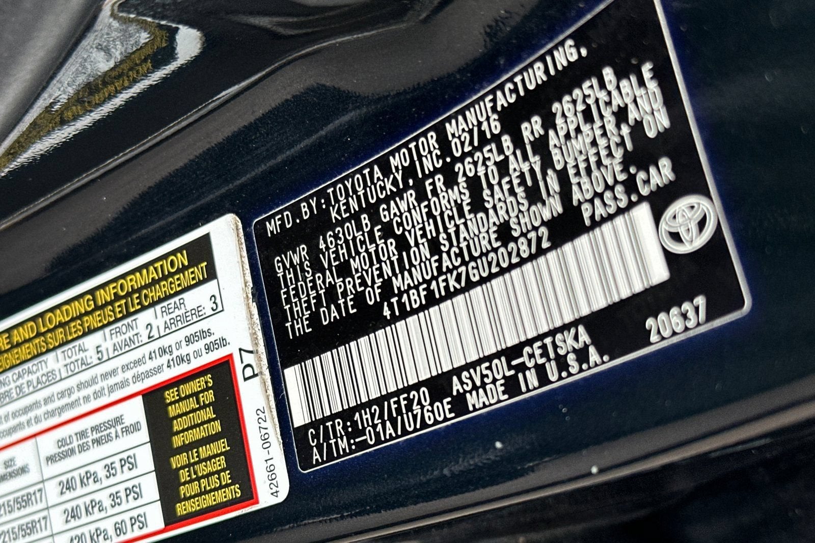 2016 Toyota Camry XLE