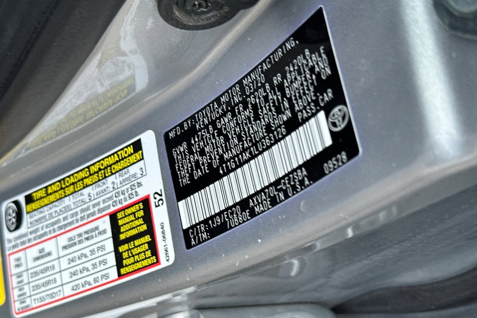 2020 Toyota Camry SE