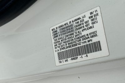 2012 Honda Odyssey Touring