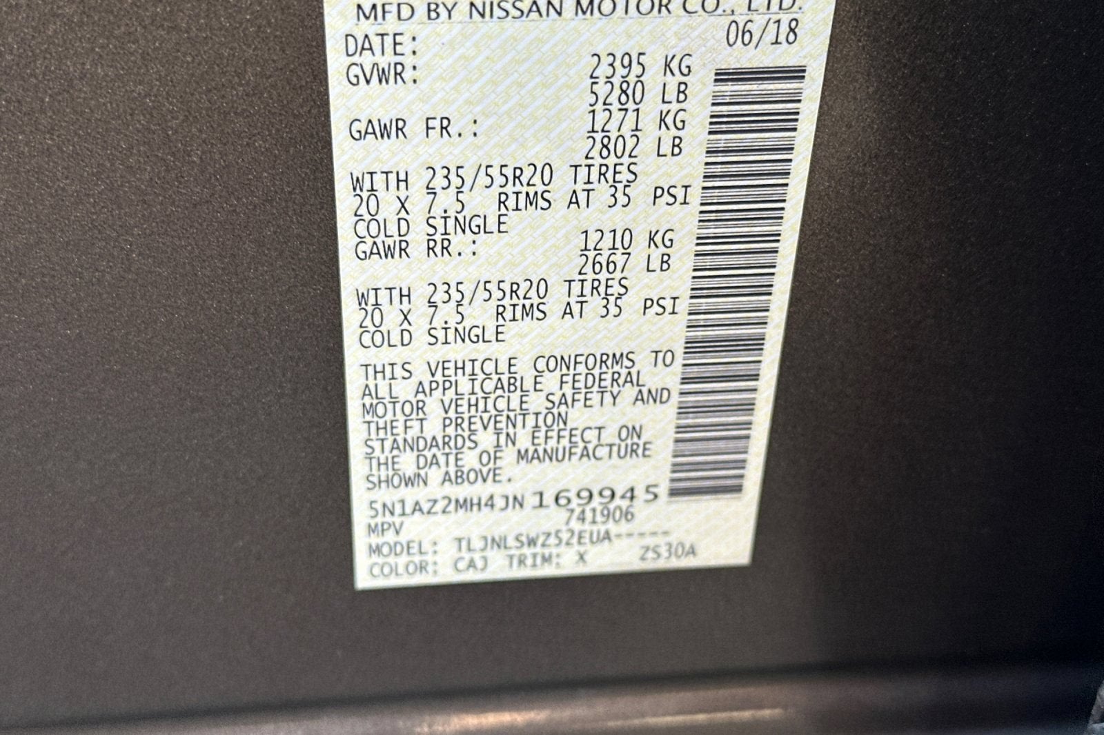 2018 Nissan Murano Platinum