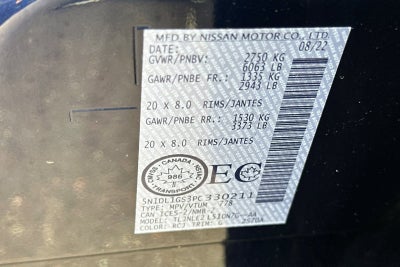 2023 INFINITI QX60 SENSORY