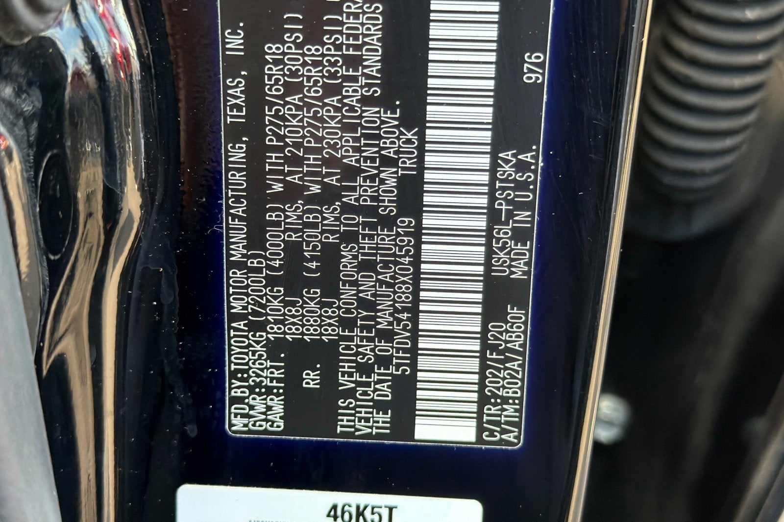 2008 Toyota Tundra 4WD Truck SR5