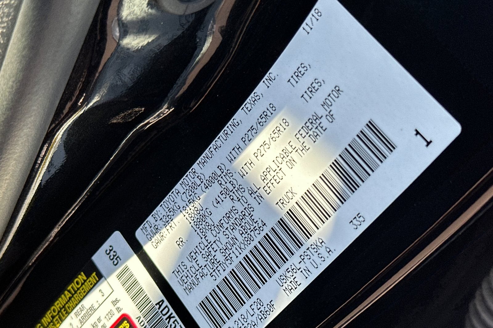2019 Toyota Tundra 4WD SR5