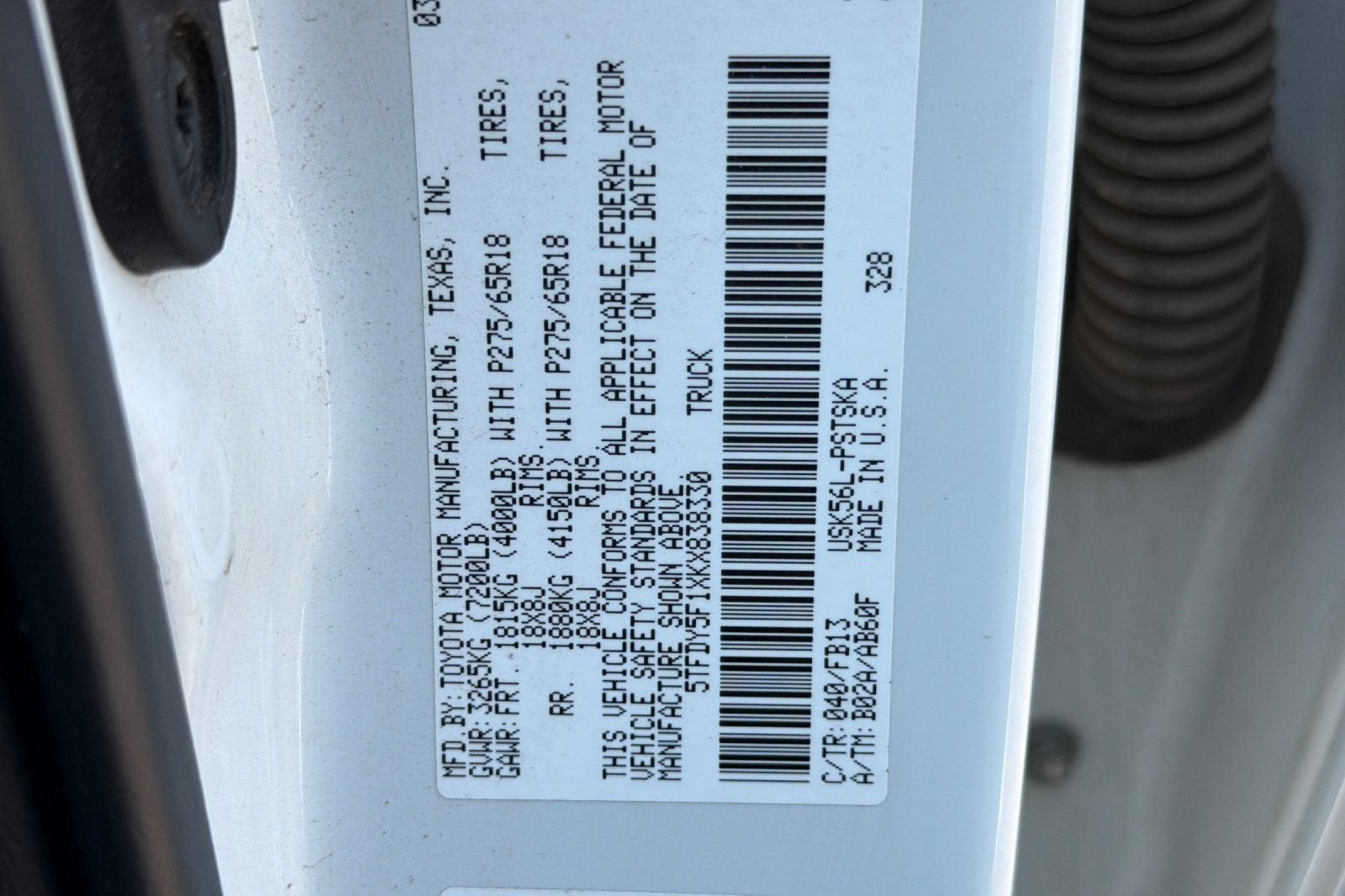 2019 Toyota Tundra 4WD SR5
