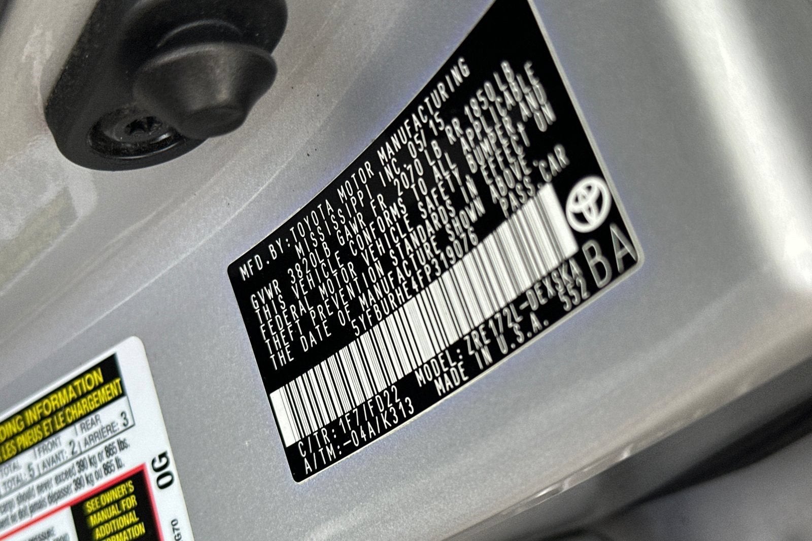 2015 Toyota Corolla L
