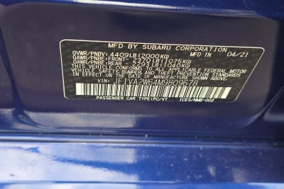 2021 Subaru WRX STI Limited