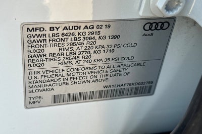 2019 Audi Q7 Premium Plus