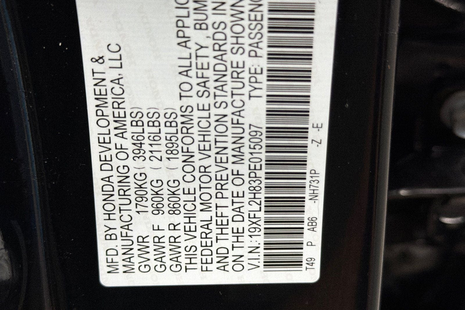2023 Honda Civic Sport