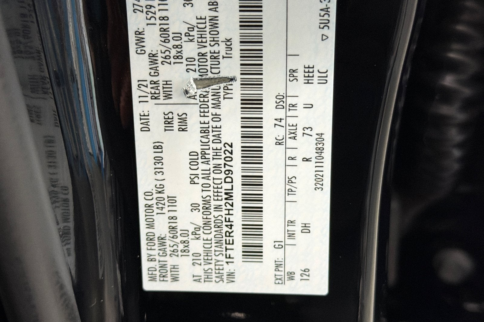 2021 Ford Ranger Lariat