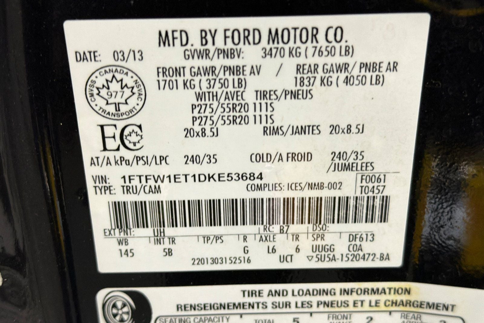 2013 Ford F-150 Base