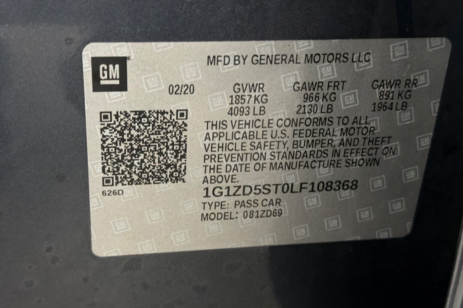 2020 Chevrolet Malibu LT