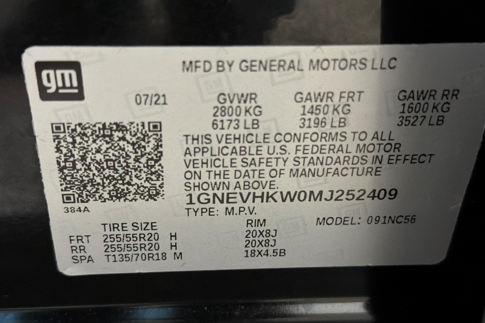 2021 Chevrolet Traverse LT Leather