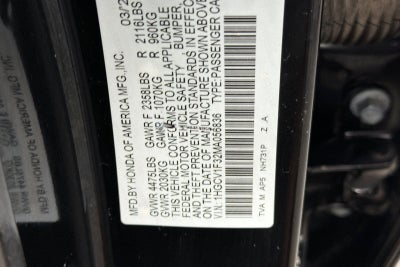 2021 Honda Accord Sport
