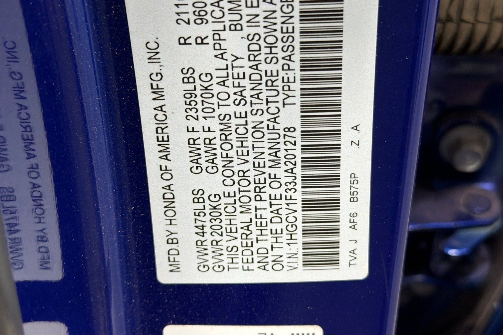 2018 Honda Accord Sport