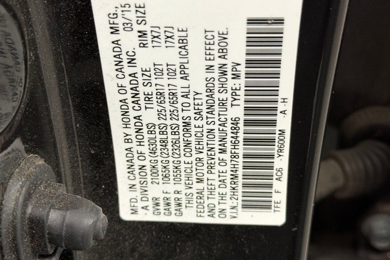 2015 Honda CR-V EX-L
