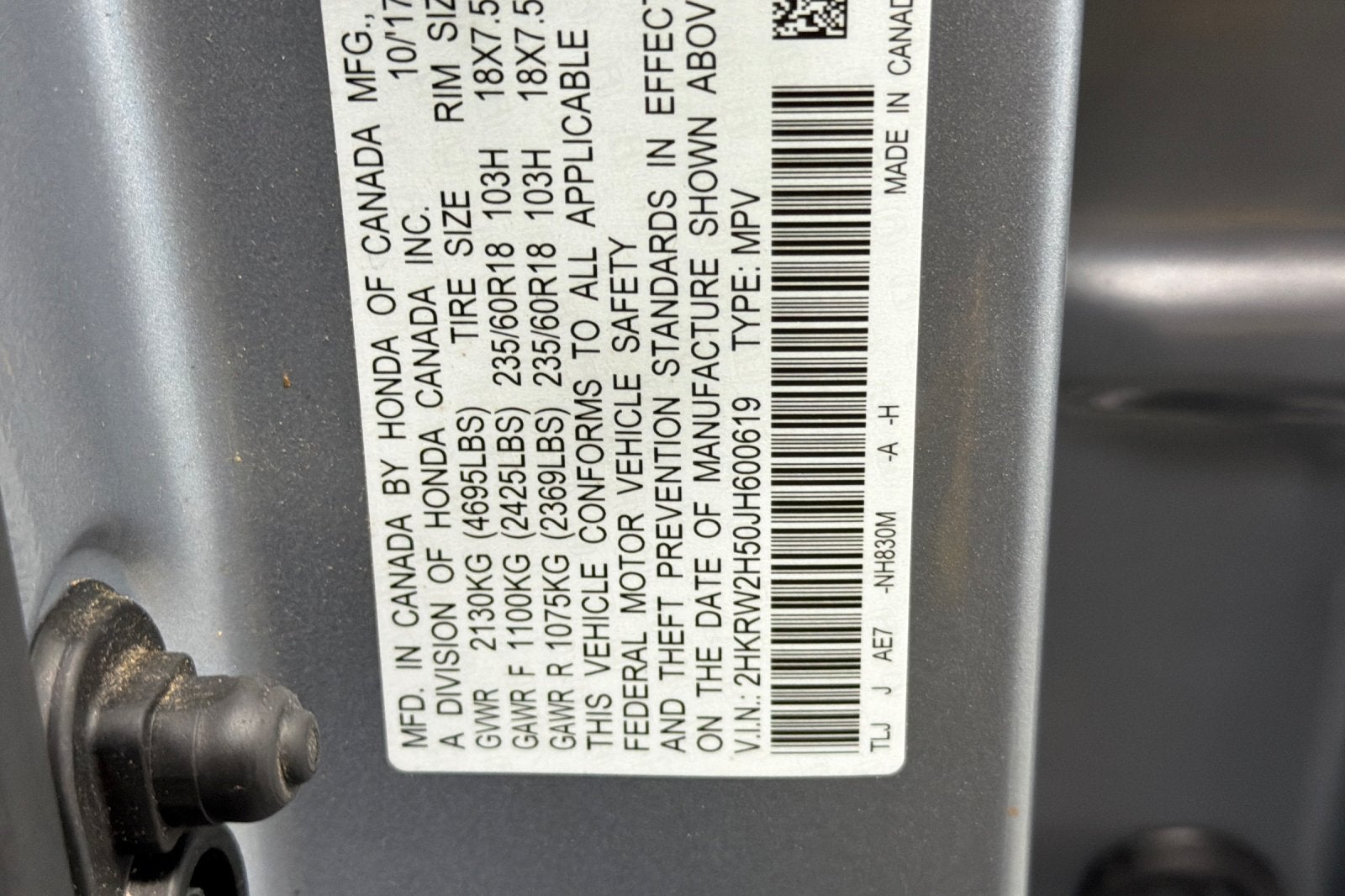 2018 Honda CR-V EX