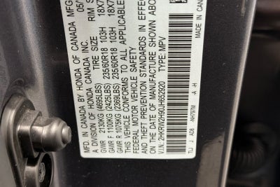 2018 Honda CR-V Touring