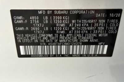 2021 Subaru Outback Premium