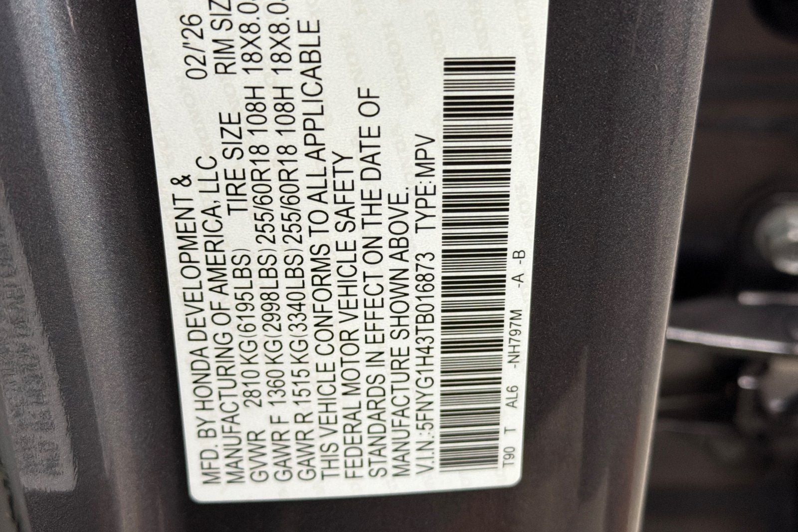 2026 Honda Pilot EX-L