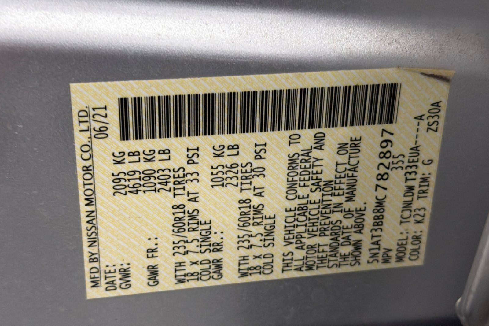 2021 Nissan Rogue SV