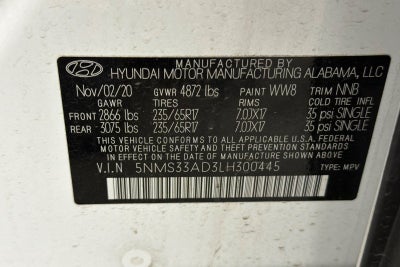 2020 Hyundai Santa Fe SEL