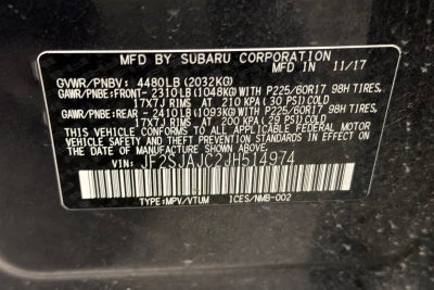 2018 Subaru Forester 2.5i Limited