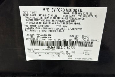 2018 Ford EcoSport SE