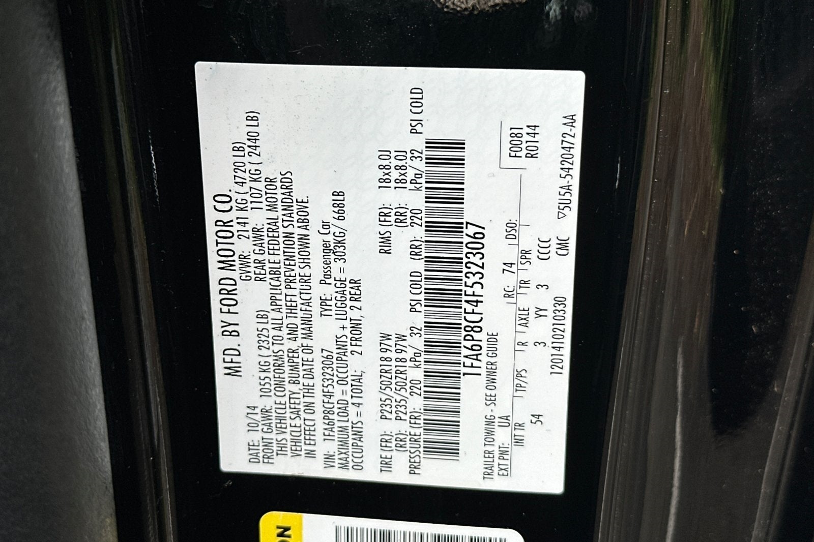 2015 Ford Mustang GT Premium