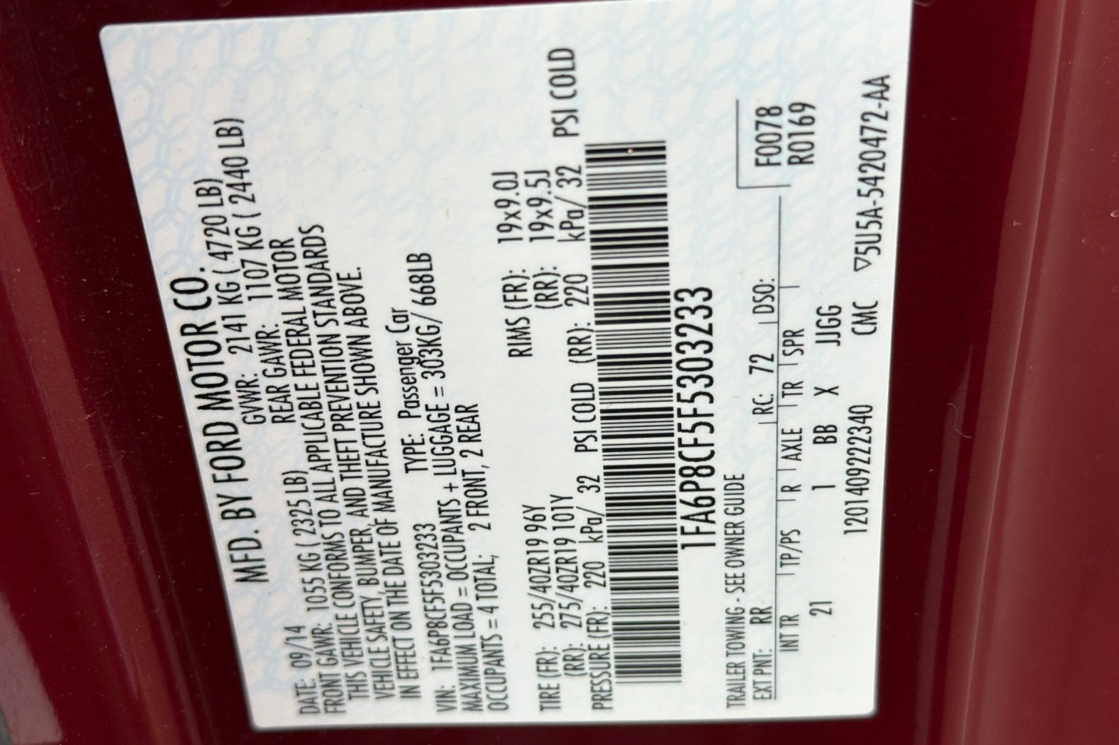 2015 Ford Mustang GT