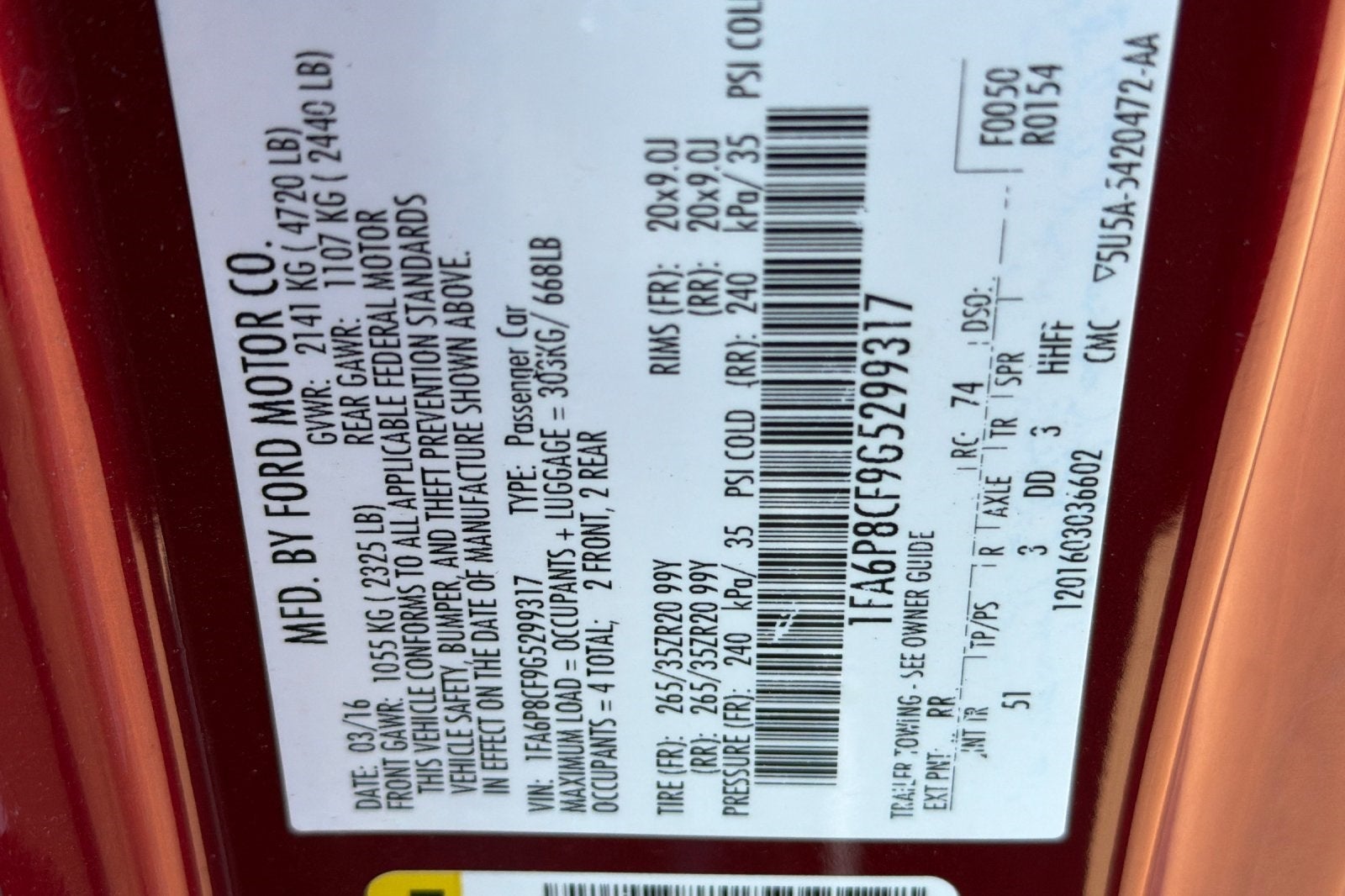 2016 Ford Mustang GT Premium