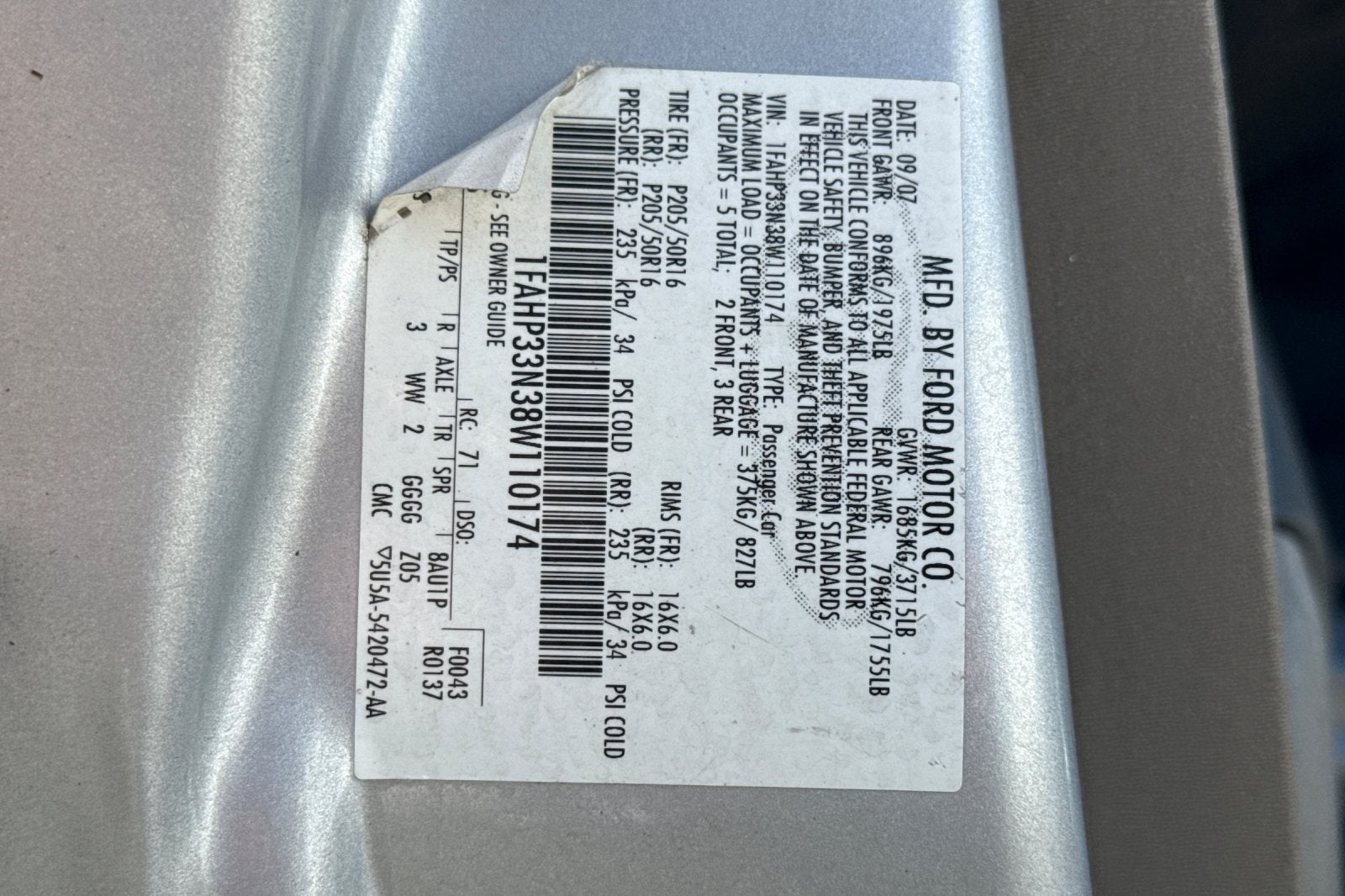 2008 Ford Focus Base