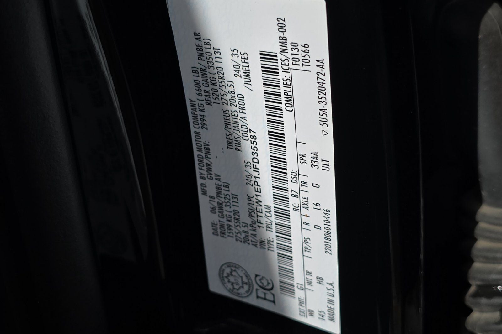 2018 Ford F-150 Lariat