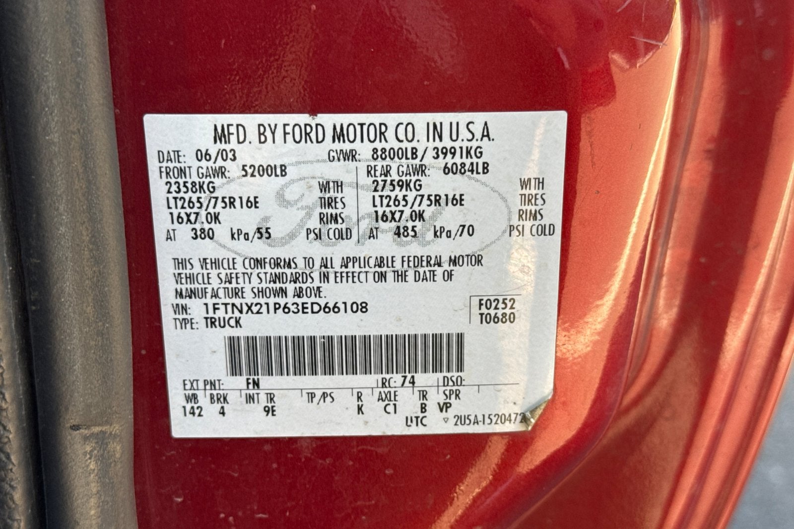 2003 Ford F-250SD Base