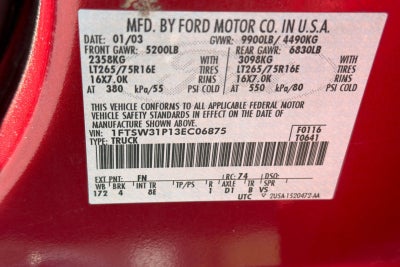 2003 Ford F-350SD Lariat