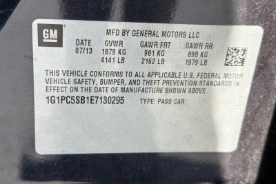 2014 Chevrolet Cruze 1LT