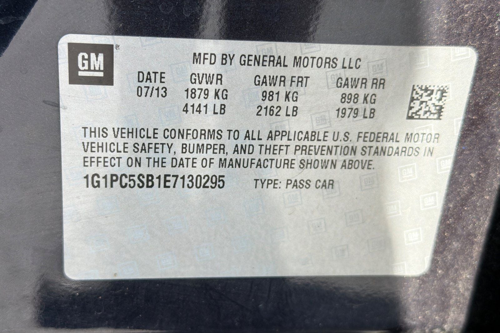 2014 Chevrolet Cruze 1LT