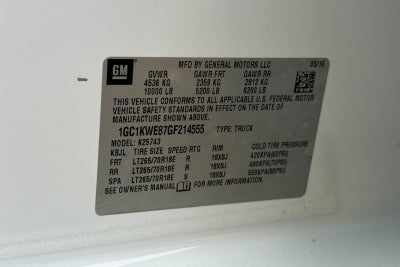 2016 Chevrolet Silverado 2500HD LTZ