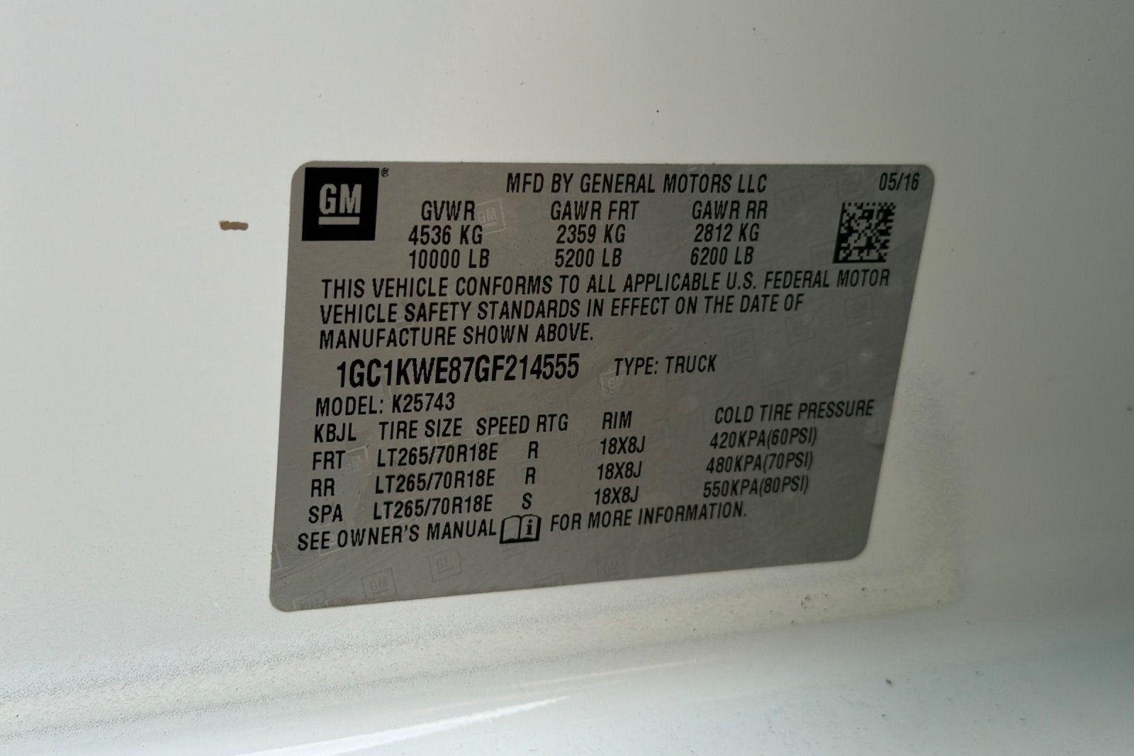 2016 Chevrolet Silverado 2500HD LTZ