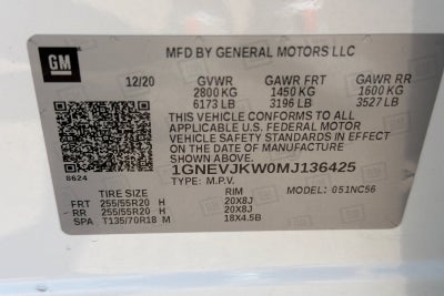 2021 Chevrolet Traverse RS
