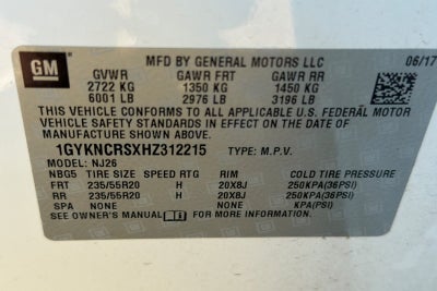 2017 Cadillac XT5 Premium Luxury