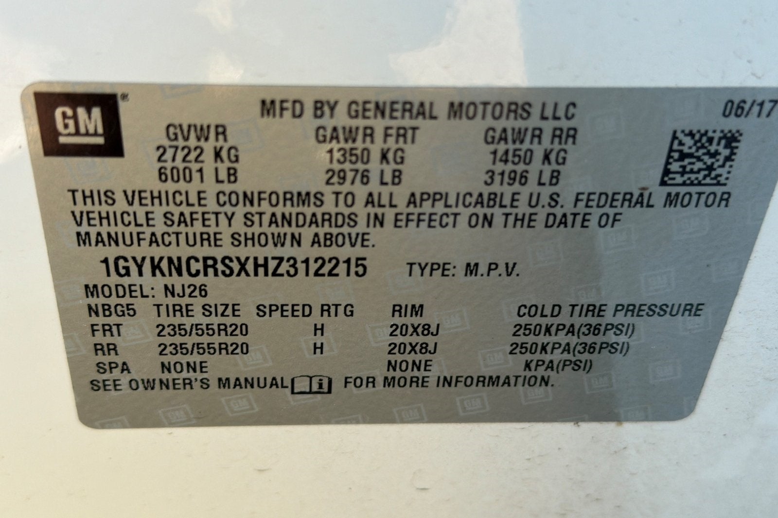 2017 Cadillac XT5 Premium Luxury