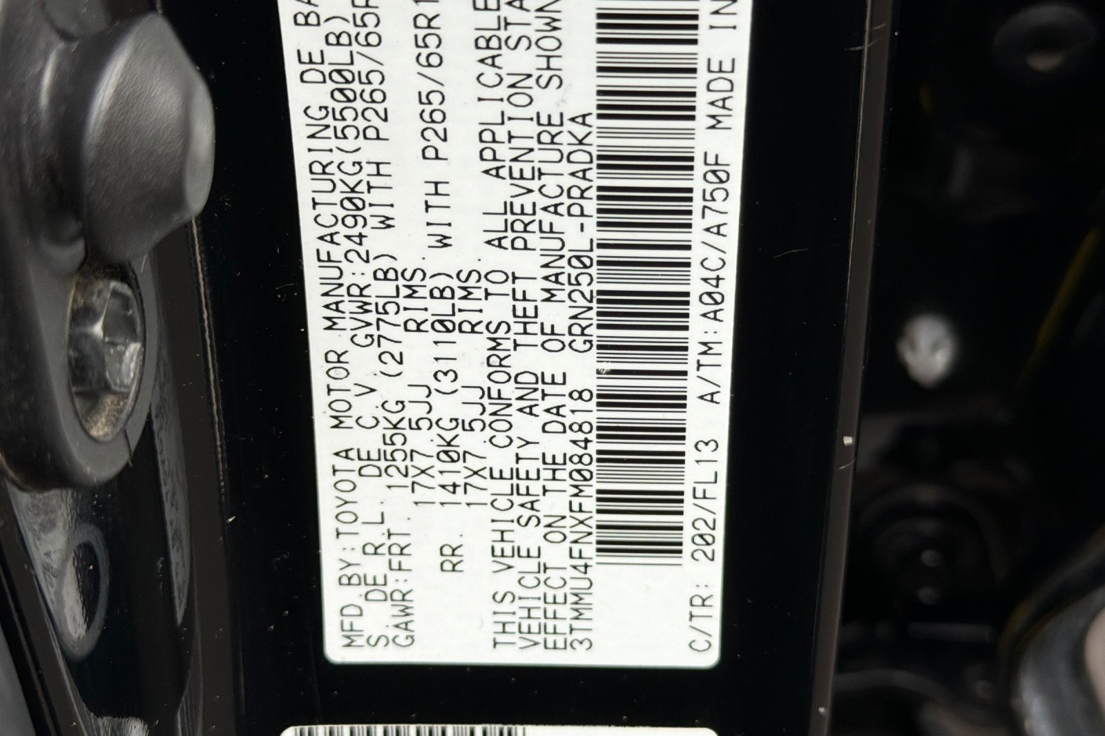 2015 Toyota Tacoma Base V6